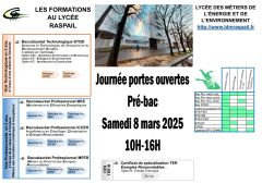 JPO PRÉ-BAC 8/03/2025 10H-16H